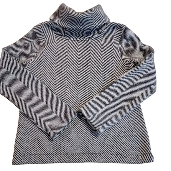 J. Crew Herringbone Fleece Lined Top - Picture 7 of 13